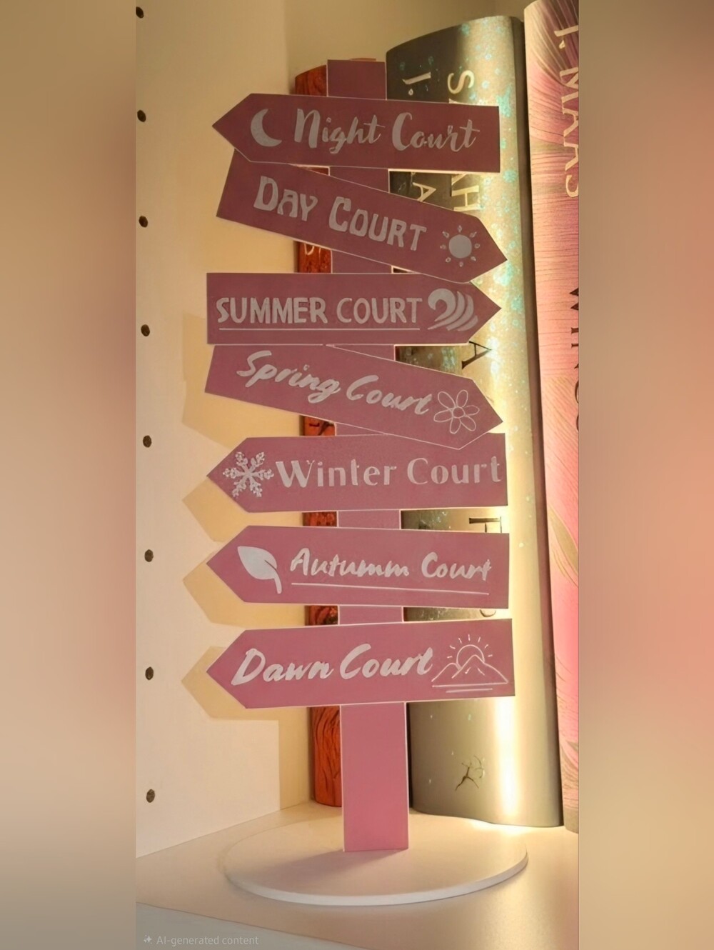 ACOTAR Display Sign For Bookcase - Picture 2 of 5